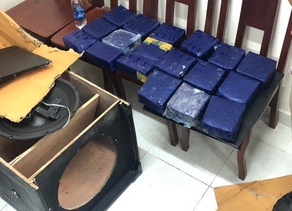 Giấu 19kg ma tuý trong loa thùng, chuyển từ Lào về Việt Nam