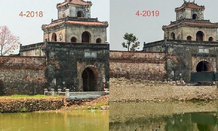 Dừng việc tu bổ di sản văn hóa thế giới ở Huế do đưa vật liệu mới vào thay thế