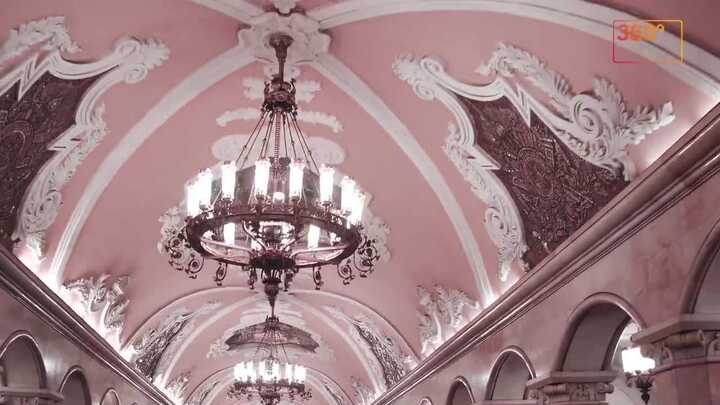 Chiêm ngưỡng 'cung điện ngầm dưới lòng đất' ở Matxcơva