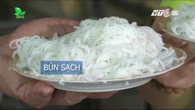 Cách nhận biết bún bị tẩy hóa chất