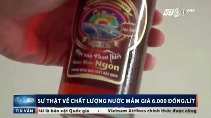 Sự thật về nước mắm giá 6.000 đồng/lít