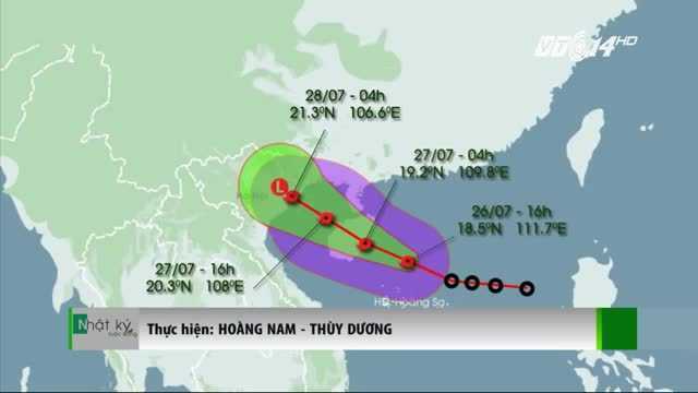 Bão số 1 hướng thẳng vào Hải Phòng - Quảng Ninh