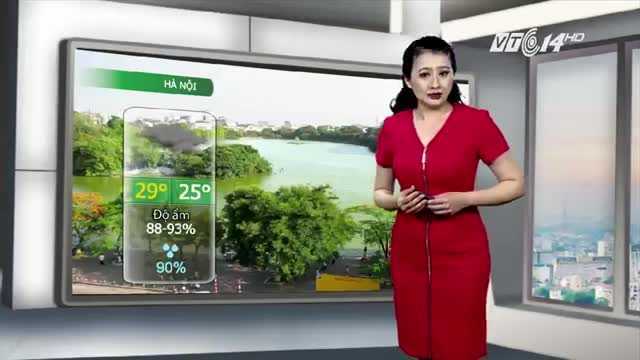 Dự báo thời tiết các thành phố lớn ngày 28/7