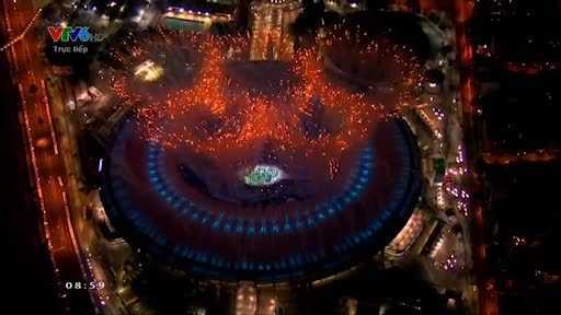 Lễ khai mạc Olympic Rio 2016 siêu hoành tráng và rực rỡ
