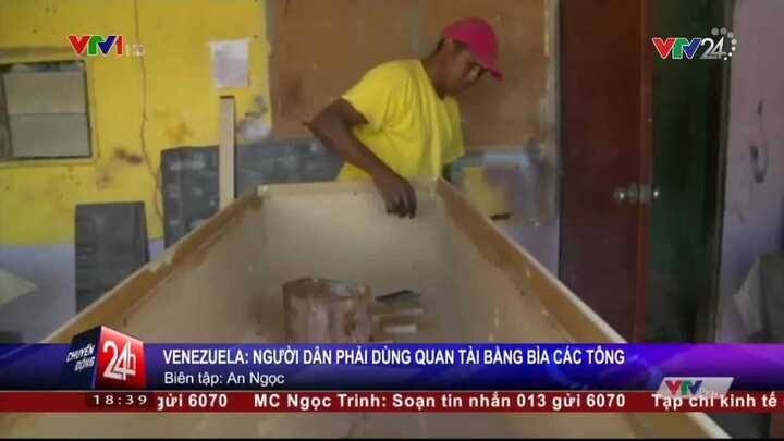 Venezuela khủng hoảng: Đến quan tài cũng làm bằng bìa các tông