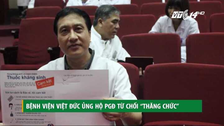 Bệnh viện Việt Đức ủng hộ PGĐ từ chối 'thăng chức'