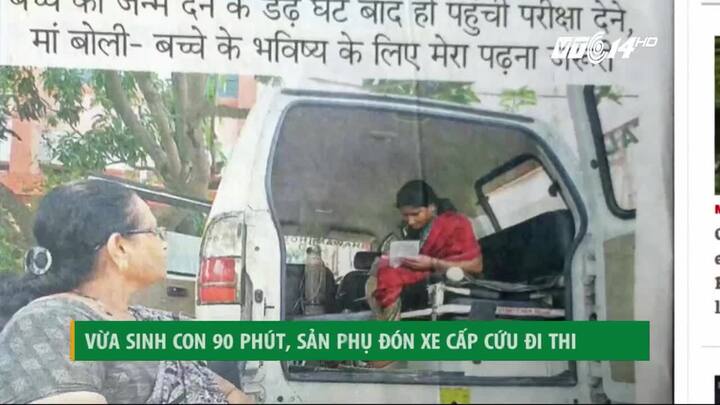 Vừa sinh con 90 phút, sản phụ đón xe cấp cứu đi thi