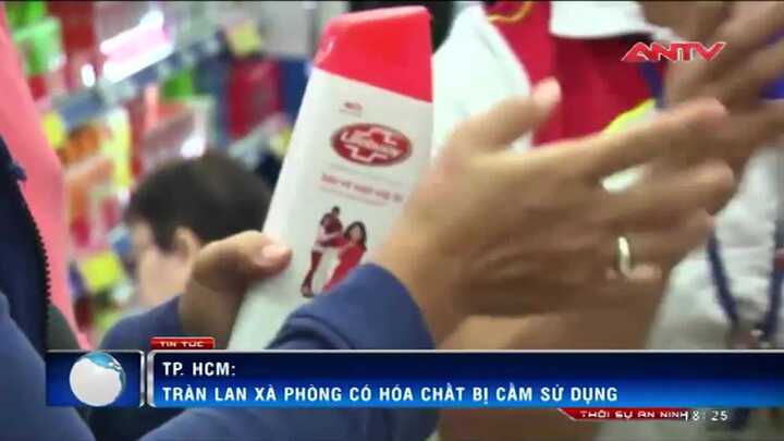 Xà phòng, nước rửa tay chứa hóa chất cấm tràn lan thị trường