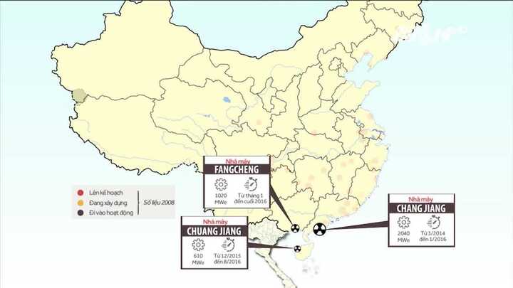 Trung Quốc xây 3 nhà máy điện hạt nhân sát biên giới: Việt Nam ứng phó thế nào?