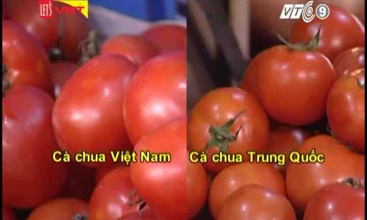 Phân biệt cà chua Việt Nam và Trung Quốc