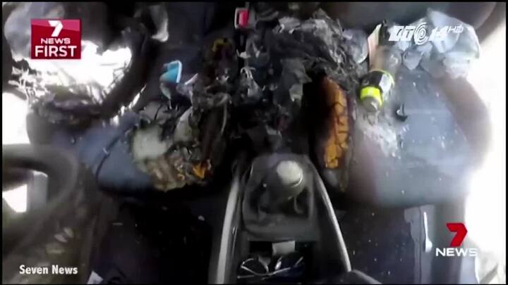 Clip: iPhone 7 phát nổ, thiêu cháy cả ô tô