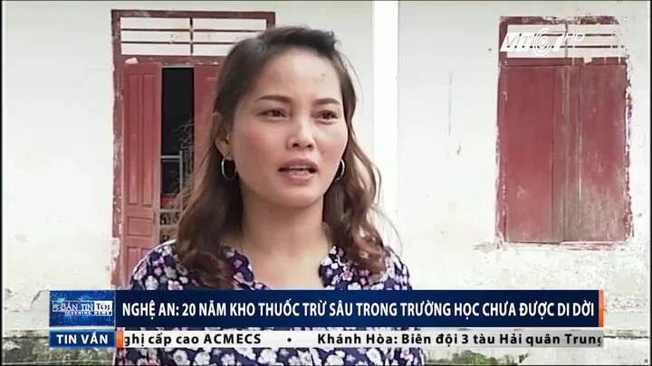 Kinh hãi kho thuốc trừ sâu phát mùi nồng nặc suốt 20 năm trong trường học ở Nghệ An