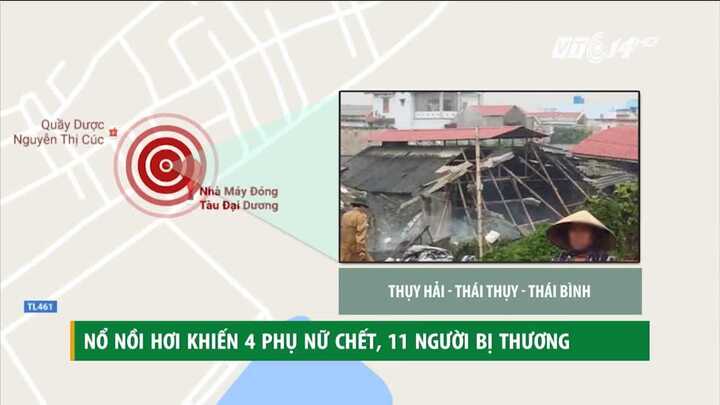 Nổ nồi hơi thảm khốc ở Thái Bình, 4 người chết
