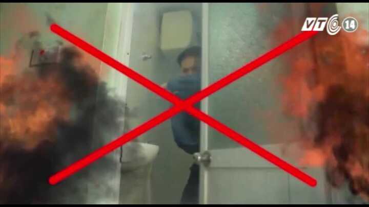 Kỹ năng thoát hiểm khi cháy nhà ống: Tuyệt đối không núp trong nhà vệ sinh