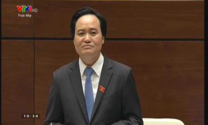 Video: Bộ trưởng GD-ĐT trả lời chất vấn về tổ chức thi trắc nghiệm