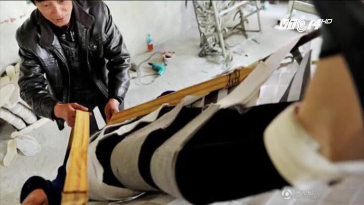 Nông dân Trung Quốc chế giường có khả năng chữa sỏi thận