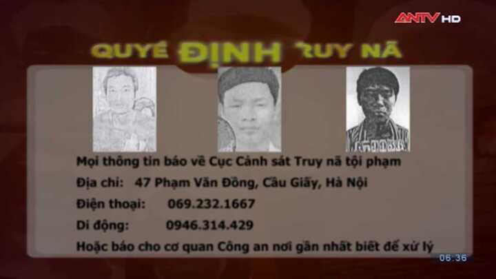 Lệnh truy nã tội phạm cực kỳ nguy hiểm ngày 14/12