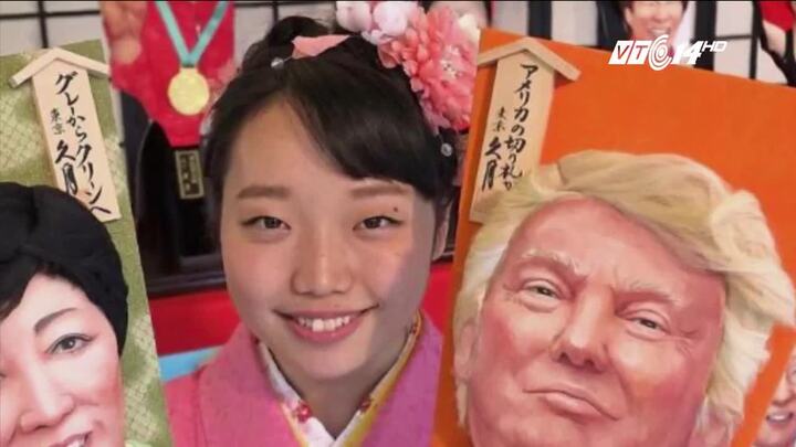 Bùa trừ tà in hình ông Donald Trump đắt khách ở Nhật Bản
