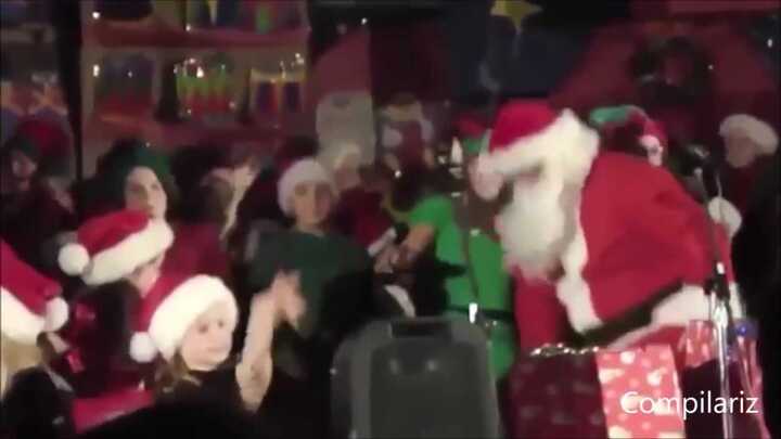 Clip tổng hợp loạt tai nạn hài 'té ghế' trong ngày lễ Giáng sinh