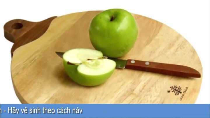 Cách làm sạch thớt triệt để