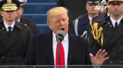 Diễn văn nhậm chức của Donald Trump: 'Từ bây giờ, nước Mỹ là trên hết'