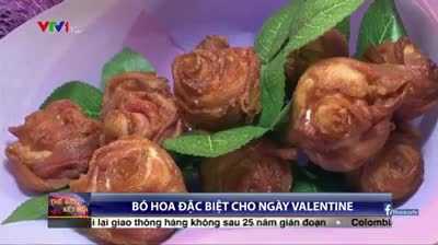 Hoa hồng thịt xông khói - món quà 'độc', lạ cho ngày Valentine