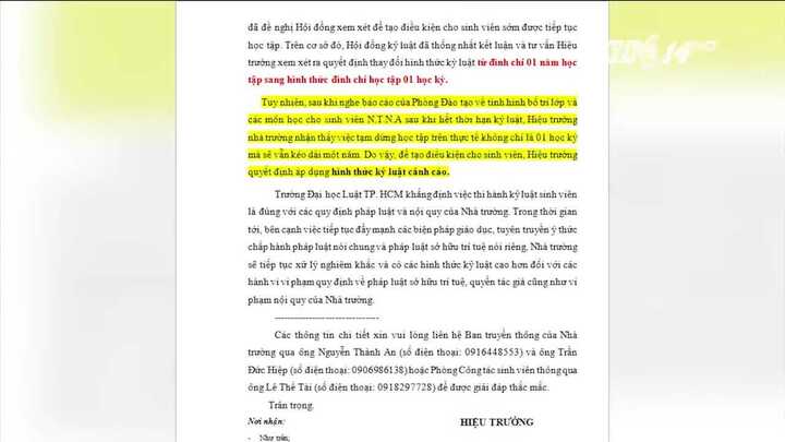 Sinh viên bị đình chỉ học vì mang giáo trình photo vào trường: ĐH Luật TP.HCM 'xuống nước'