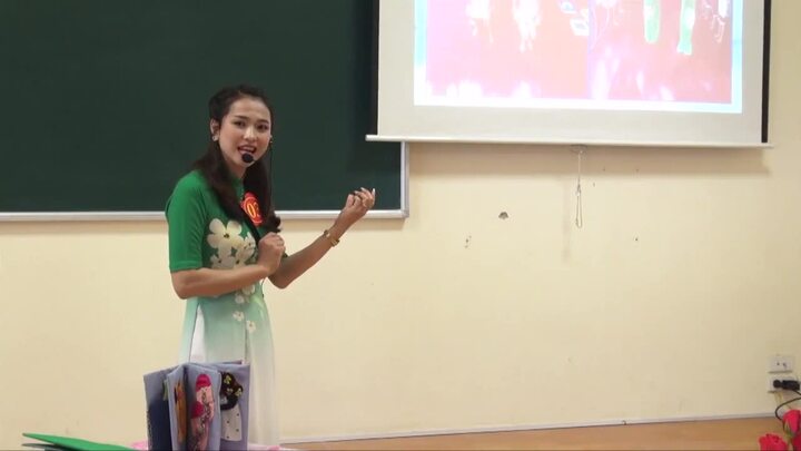 Nữ giáo viên mầm non xinh đẹp tranh tài xử lý tình huống khó trên lớp