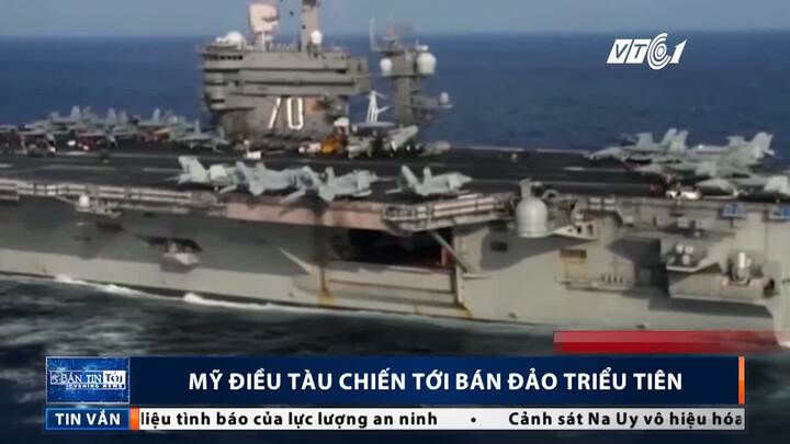 Mỹ điều chiến hạm đến bán đảo Triều Tiên