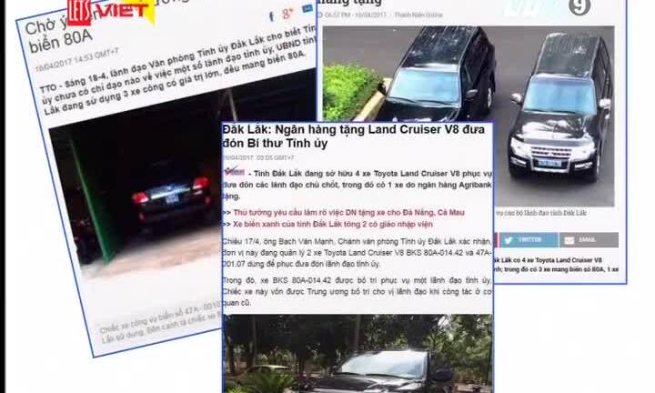 Ngân hàng tặng Land Cruiser V8 đưa đón Bí thư Tỉnh ủy Đắk Lắk