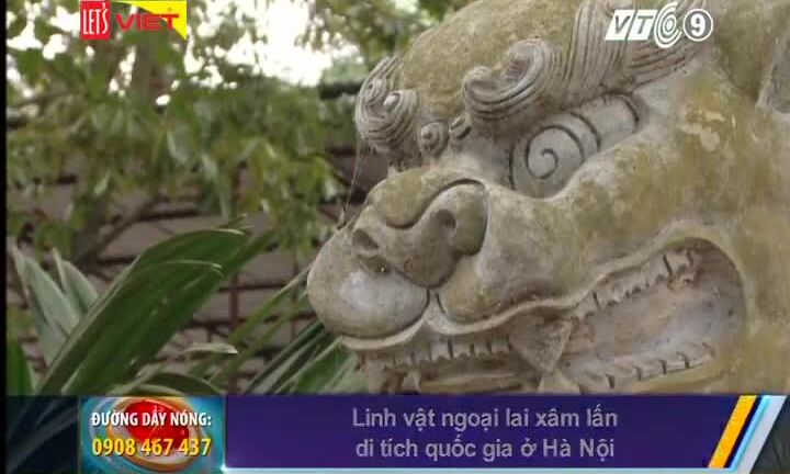 Linh vật ngoại lai xâm lấn di tích quốc gia ở Hà Nội
