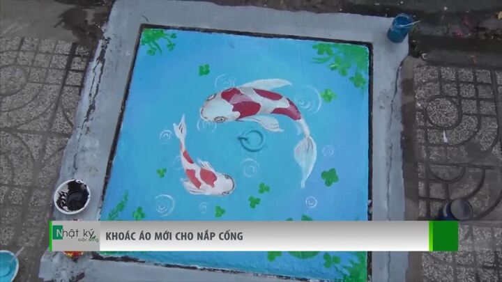 Nhìn hình ảnh này không ai nghĩ đây là nắp cống ở Sài Gòn