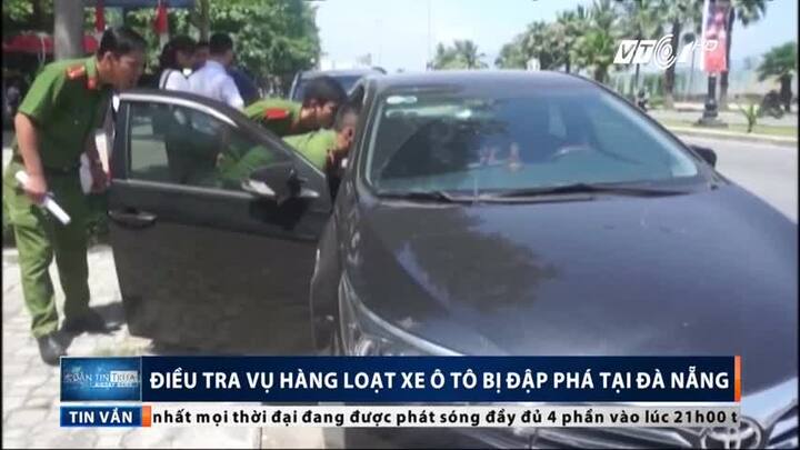 Truy tìm thủ phạm đập phá hàng loạt ô tô ở Đà Nẵng