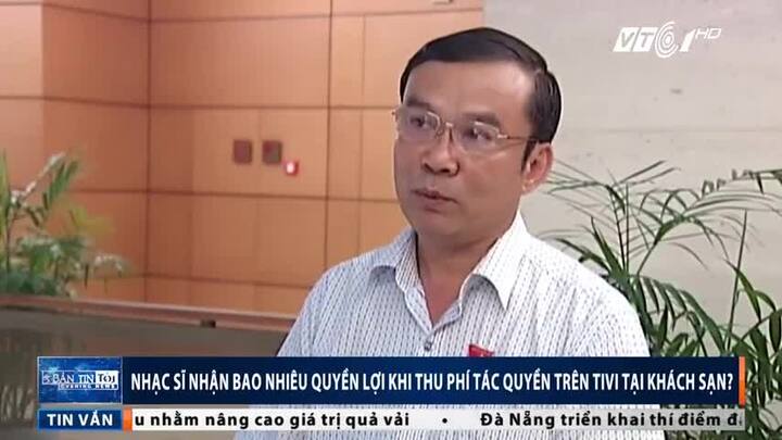 Thu tác quyền trên tivi: Tác giả nhận được bao nhiêu?