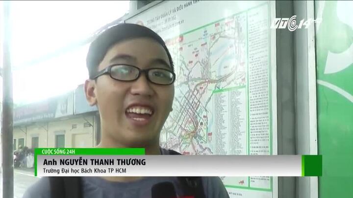 Trải nghiệm nhà chờ xe buýt làm mát bằng hệ thống phun sương ở TP.HCM