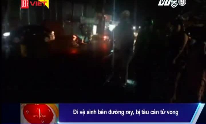 Đi vệ sinh sát đường ray, bị tàu kéo lê 50m