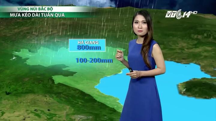 Thời tiết hôm nay 20/6: Toàn miền Bắc có mưa rải rác