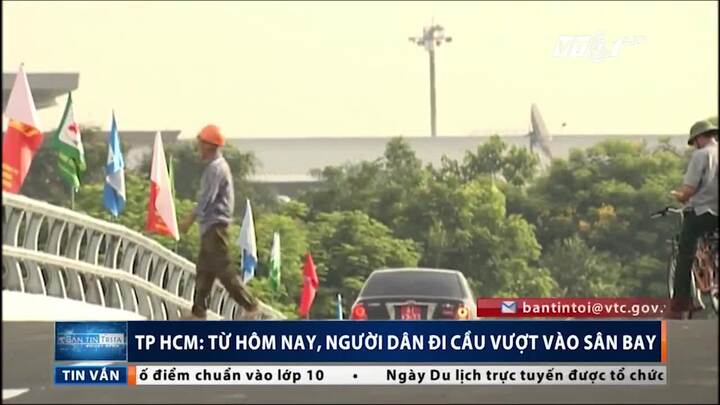 Cận cảnh 2 cầu vượt chạy vào tận cửa sân bay Tân Sơn Nhất