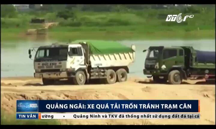 Ngỡ ngàng thủ đoạn trốn trạm cân tinh vi của xe quá tải