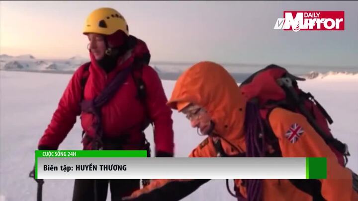 Độc đáo lễ cưới đầu tiên tổ chức ở vùng lãnh thổ Nam Cực