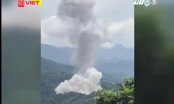 Clip: Nổ lớn ở kho vũ khí tang vật tại Hà Giang