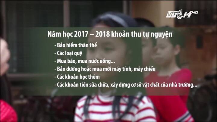 Đóng góp đầu năm học: Khoản nào bắt buộc, khoản nào không?