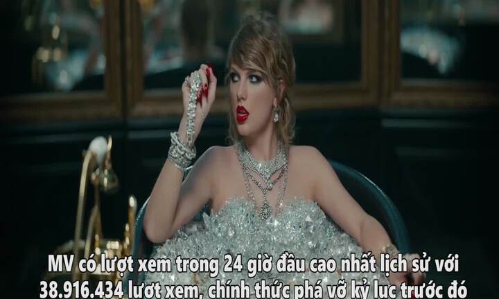 Taylor Swift phá vỡ kỷ lục ba bản ghi trên YouTube và Spotify