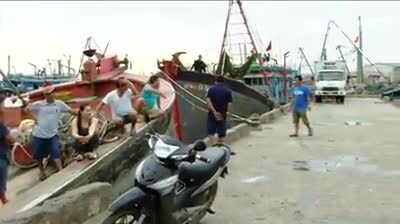 Quảng Bình: Sau bão số 10, cảng cá bắt đầu hoạt động trở lại