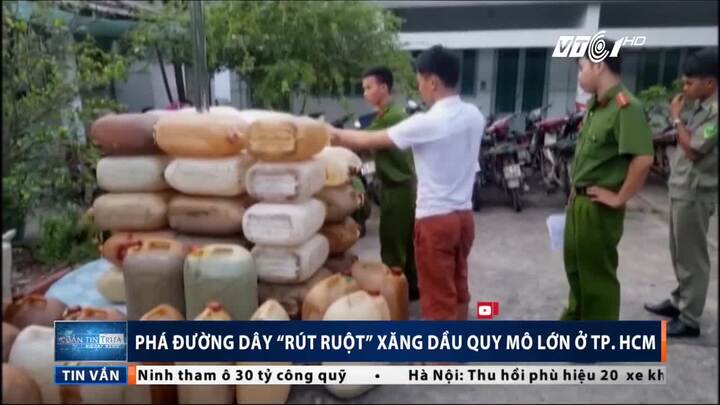 TP.HCM: Phá đường dây 'rút ruột' xăng dầu quy mô lớn sau 2 tháng mật phục