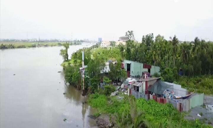 Video: Khu vực sạt lở ven sông Sài Gòn nhìn từ toàn cảnh
