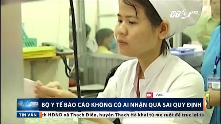 Bộ Y tế báo cáo không có cán bộ nhận quà sai quy định