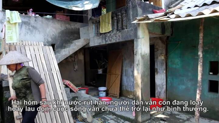 Ninh Bình sau trận lụt lịch sử: Dân không dám ở trong nhà vì sợ sập