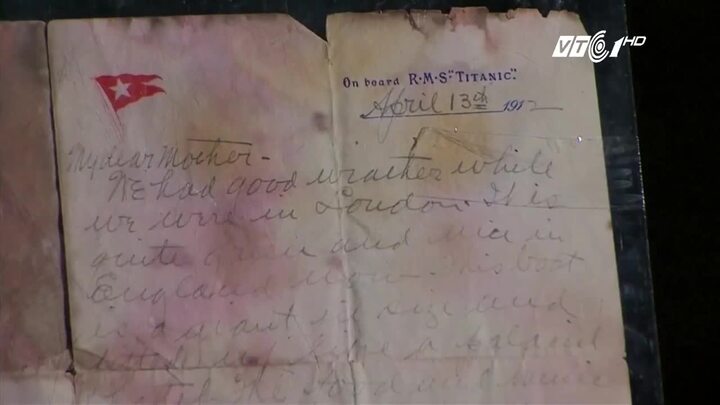 Hé lộ bức thư của hành khách Titanic trước ngày thảm họa