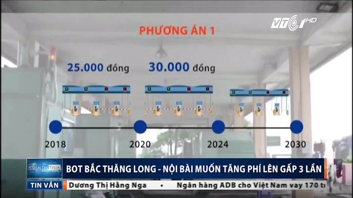BOT Bắc Thăng Long - Nội Bài 'đòi' tăng phí gấp 3 lần